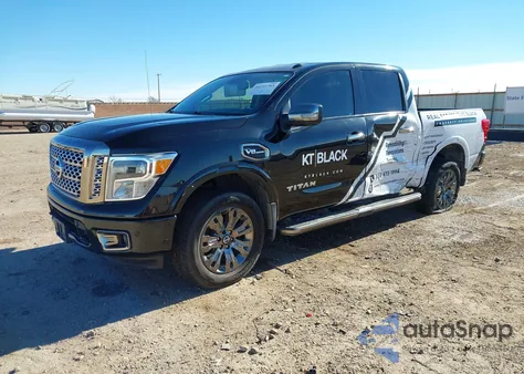 2017 Nissan Titan Platinum Reserve из США, поврежденный, VIN 1N6AA1E52HN536777
